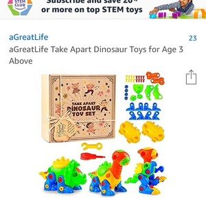Take apart dinosaur toy sets
